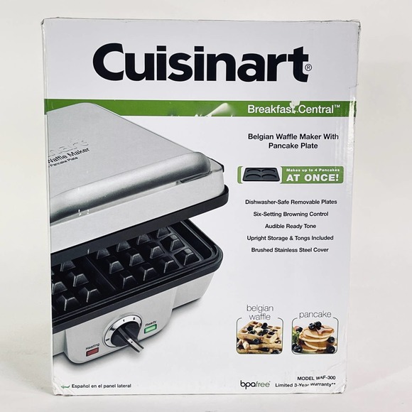 Cuisinart Belgian Waffle Maker WAF300 - Picture 4 of 9